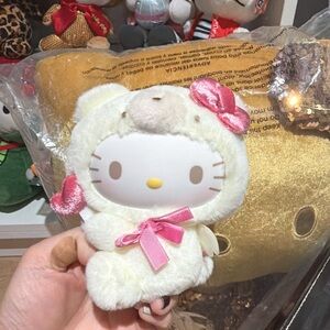 Hello Kitty Plush with Gold and White Accents